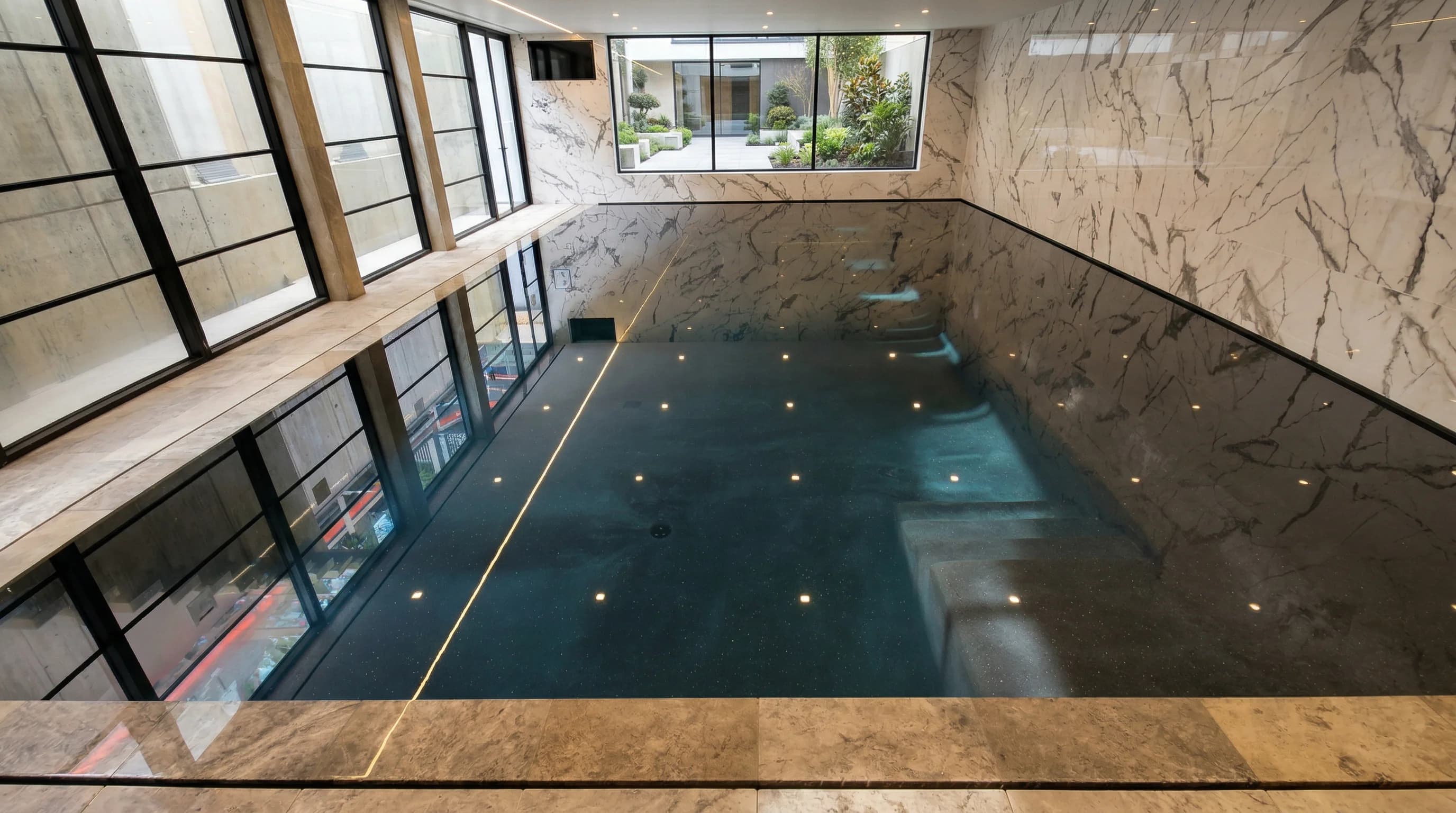 Electrificación de Piscina Residencial de Lujo